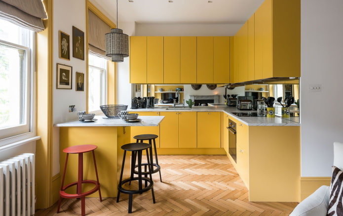 finishing the kitchen in yellow tones finishing the kitchen in yellow tones