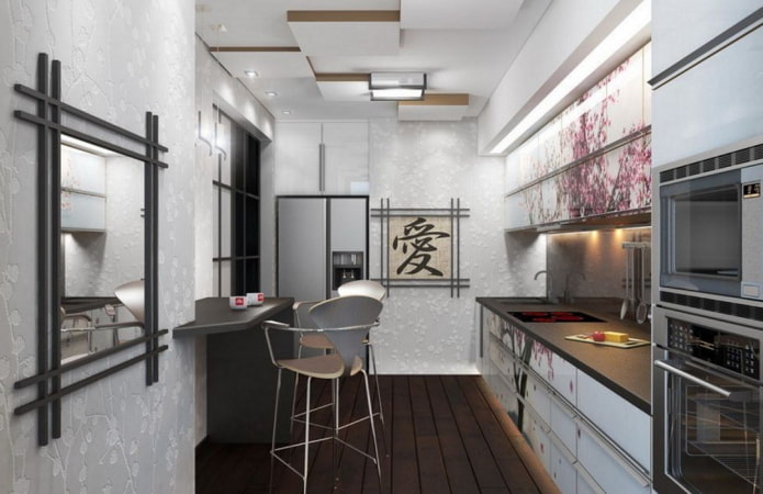 kitchen interior in Japanese style