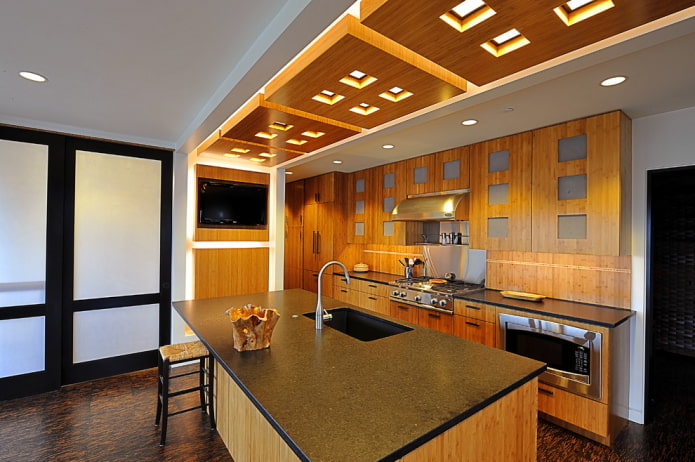 finishing the kitchen in Japanese style