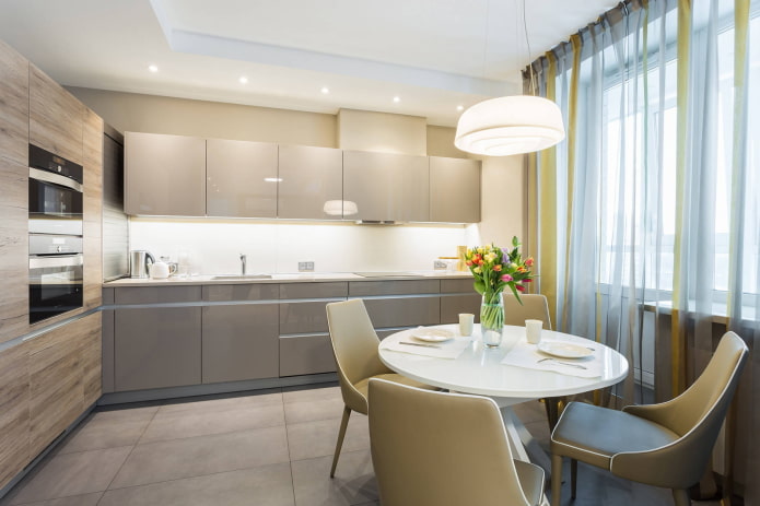 Chandelier in the dining area Chandelier in the dining area