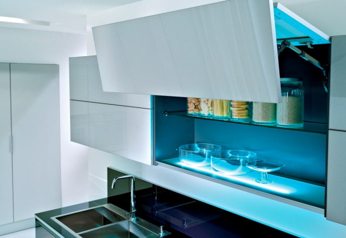 Illumination of internal cabinets Illumination of internal cabinets