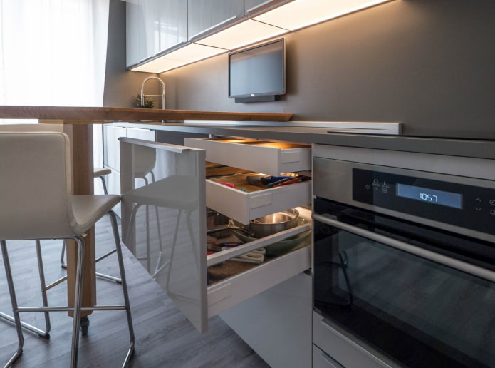 Cabinet lighting from the inside Cabinet lighting from the inside