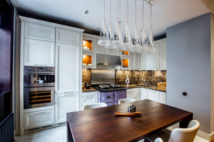 Light through transparent doors Light through transparent doors