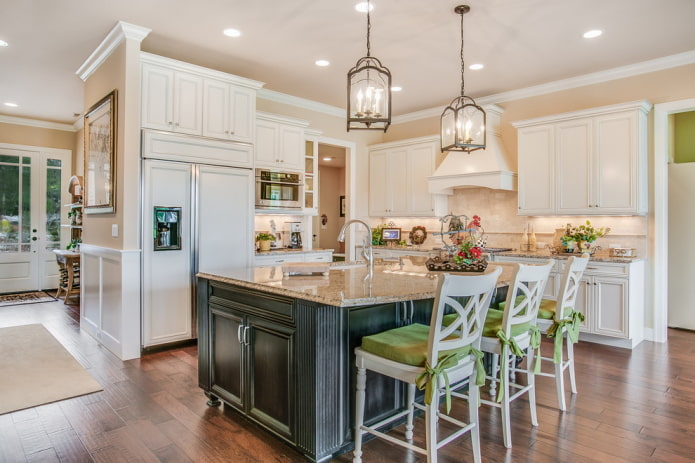 kitchen interior in Provencal style