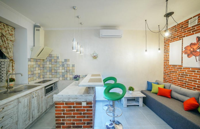 couch in the interior of the kitchen couch in the interior of the kitchen