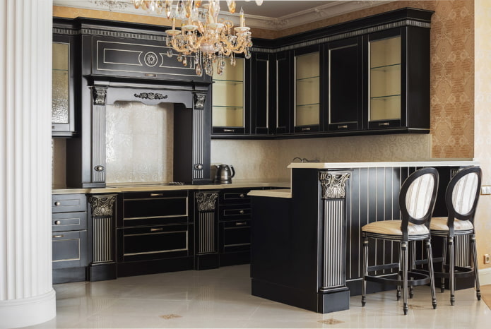 color scheme of classic kitchen