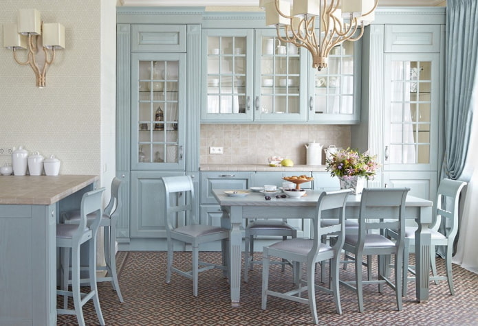 color scheme of classic kitchen