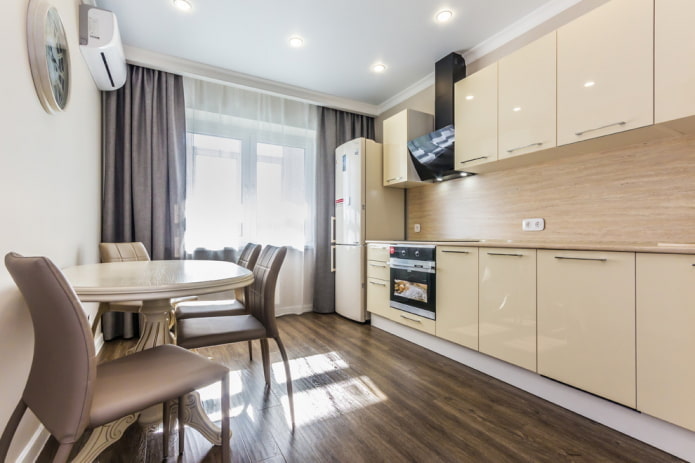 finishing the kitchen in beige tones finishing the kitchen in beige tones