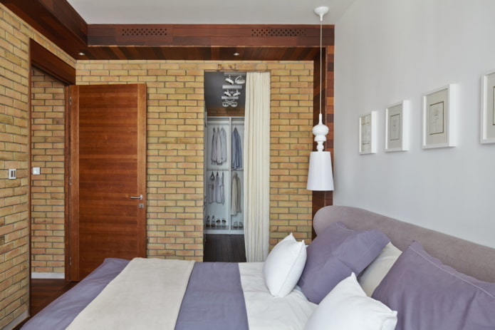 separate dressing room in the bedroom interior separate dressing room in the bedroom interior