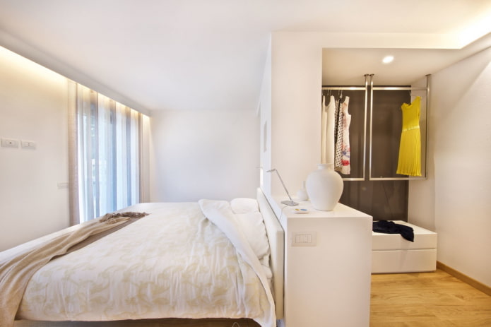 dressing room design in the interior of the bedroom dressing room design in the bedroom interior