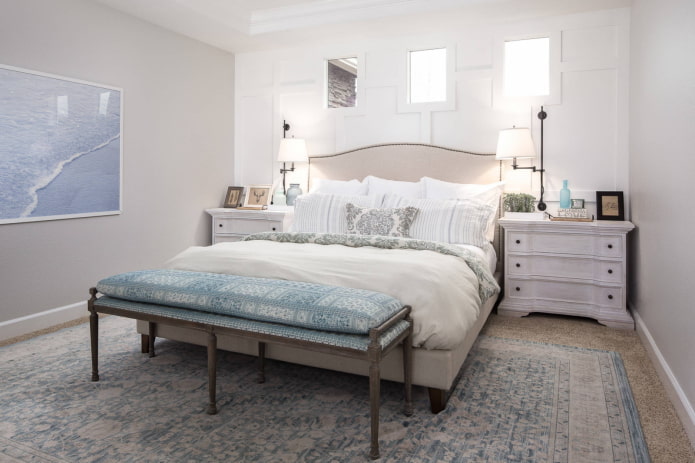 Sconces in the bedroom