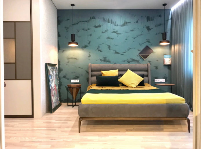 Rounded bed with legs