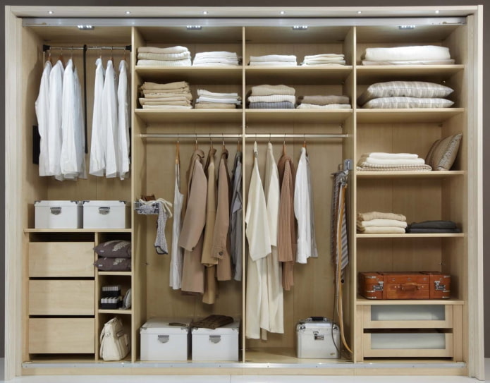 4-compartment cabinet