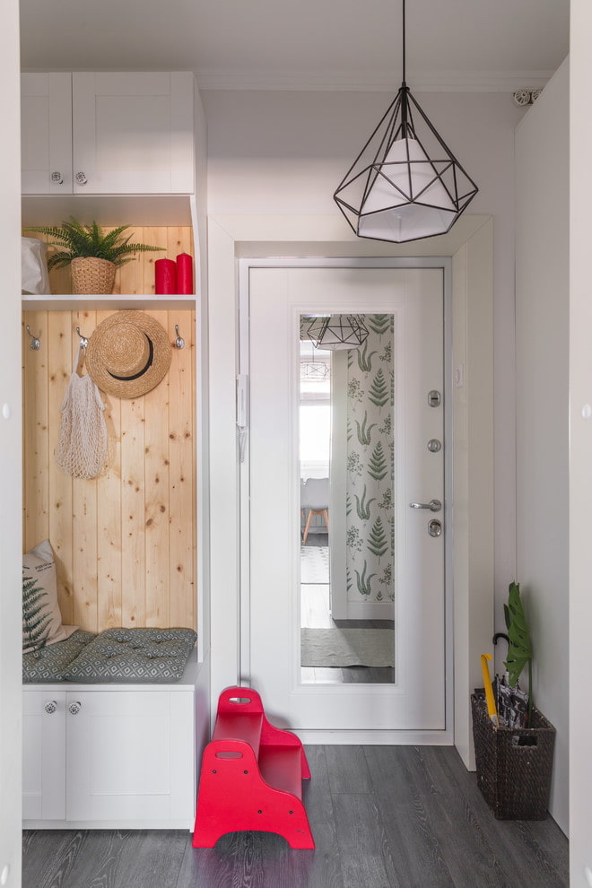 interior design of a very small corridor