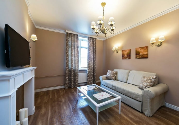 color scheme of a small-sized living room color scheme of a small-sized living room