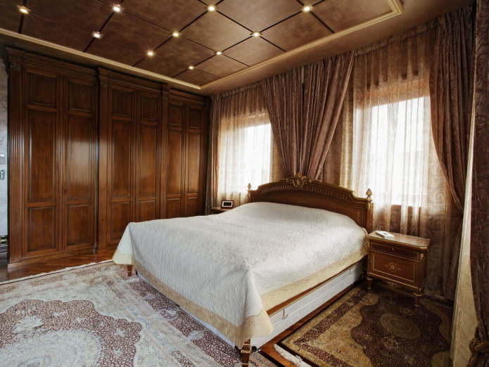 brown bedroom interior in classic style brown bedroom interior in classic style
