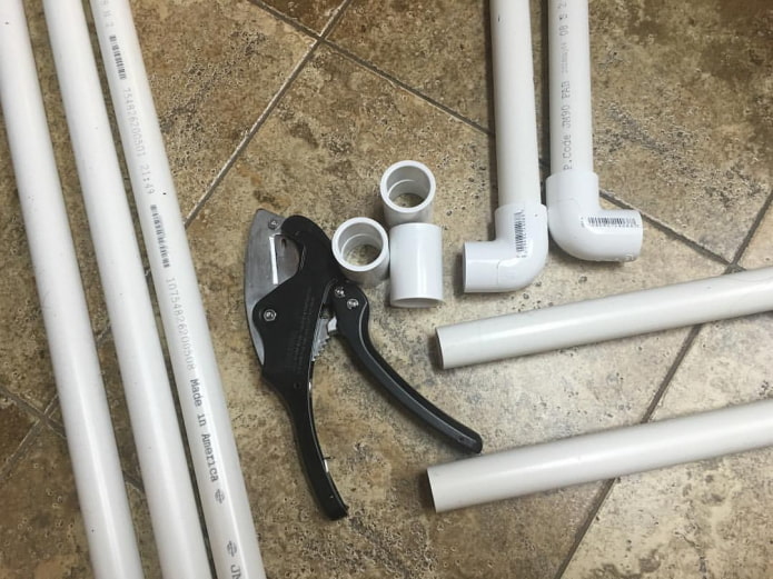 Pipes, angles and pipe cutter Pipes, angles and pipe cutter