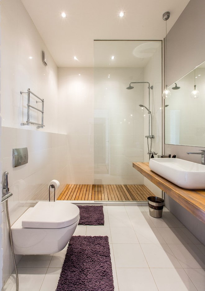 arrangement of a combined bathroom