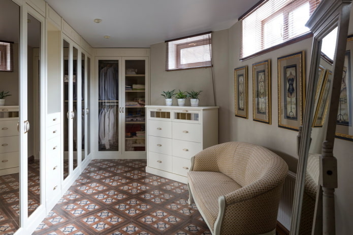 wardrobe design with sofa