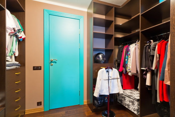 wardrobe design in a separate room