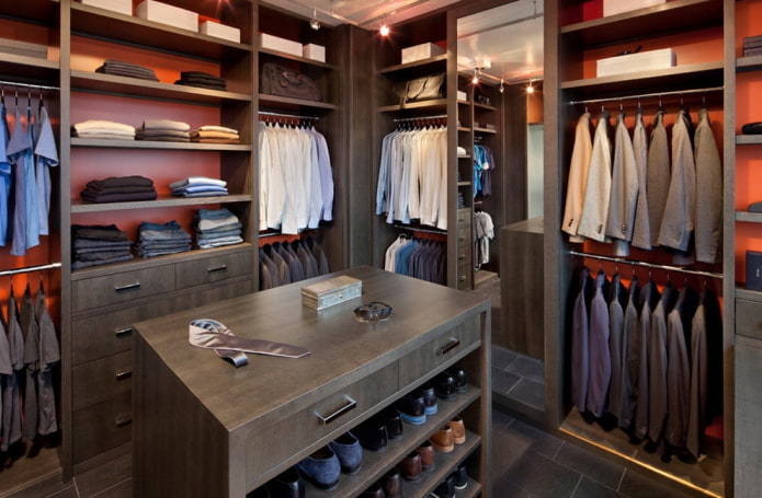 men's wardrobe design