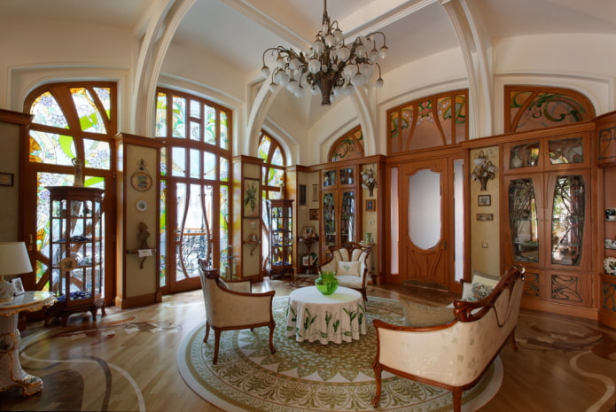 beige walls in the living room