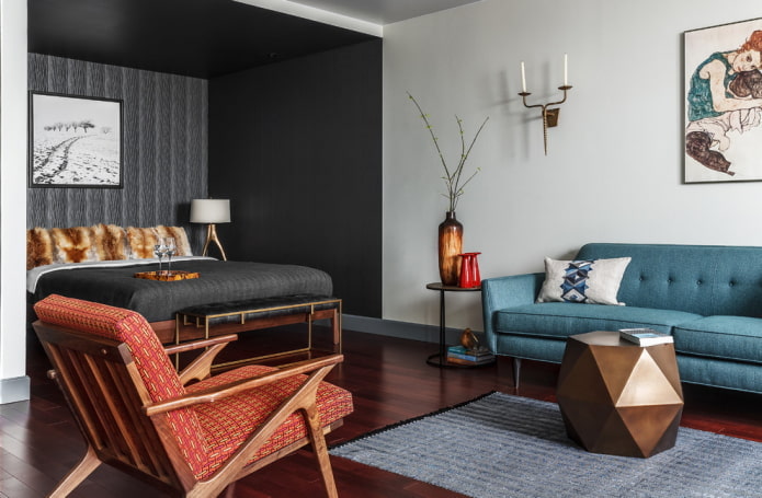 room zoning with color