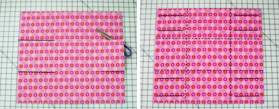 Making holes for valves