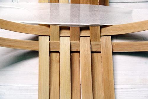 Second row of weaving