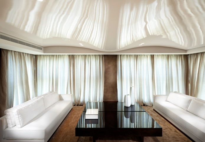 unusual shape of the stretch ceiling unusual shape of the stretch ceiling