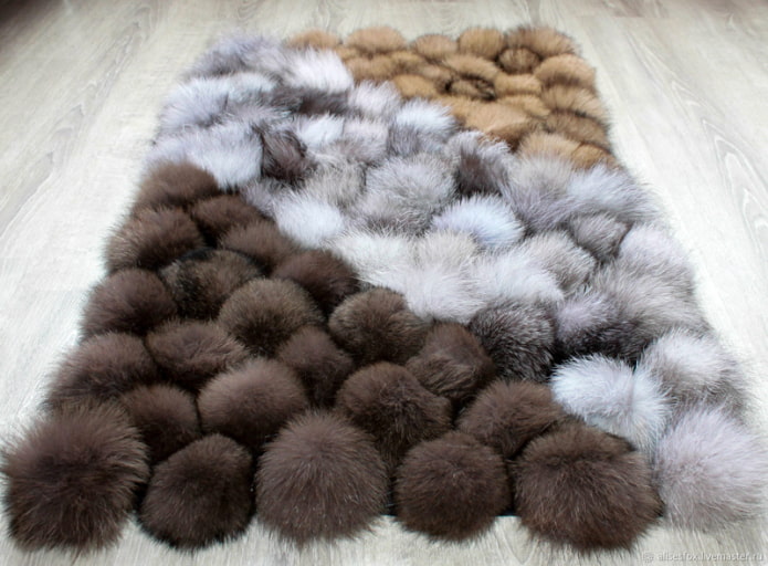 Fur rug Fur rug