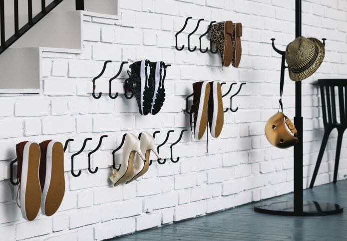shoe storage hooks shoe storage hooks