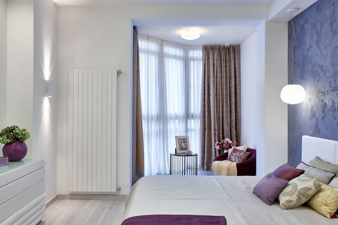 decor and lighting in the bedroom combined with a loggia decor and lighting in the bedroom combined with a loggia