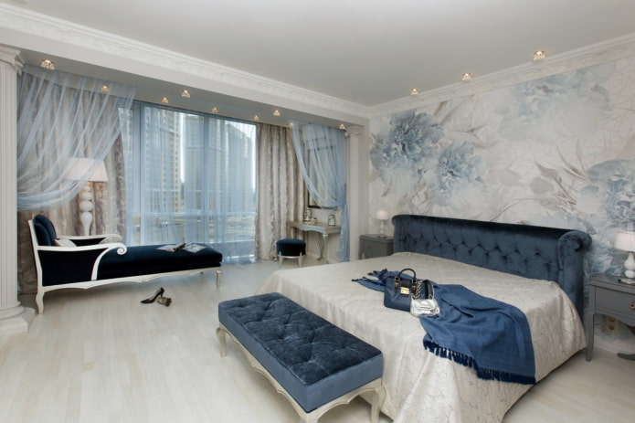 interior design of a bedroom combined with a loggia interior design of a bedroom combined with a loggia
