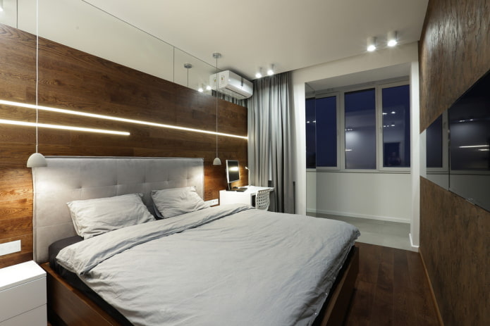 bedroom with a balcony in the style of minimalism bedroom with a balcony in the style of minimalism