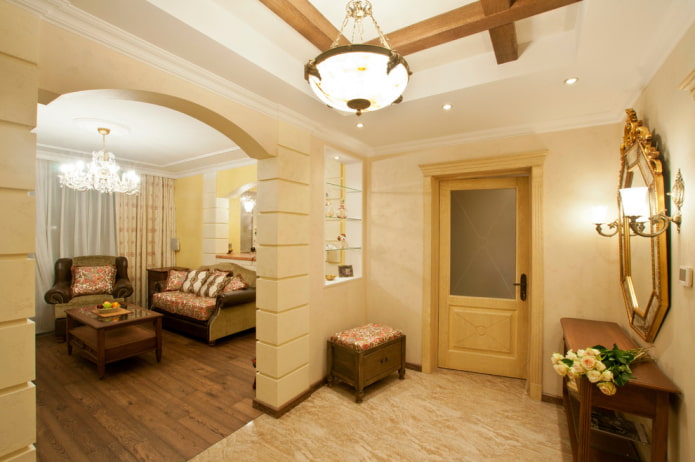 lighting in the hallway in Mediterranean style lighting in the hallway in Mediterranean style