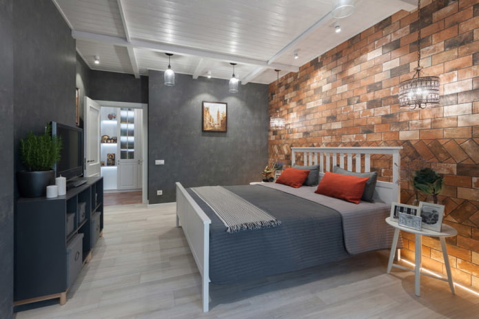 decoration of the bedroom in Mediterranean style decoration of the bedroom in Mediterranean style