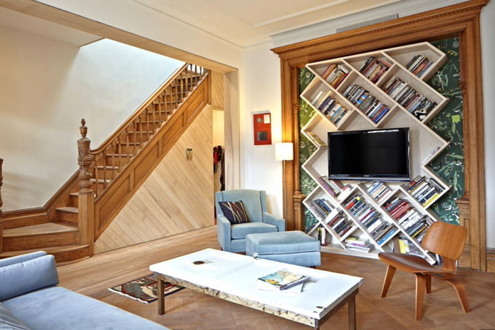 wall shelves in the interior of the living room wall shelves in the interior of the living room