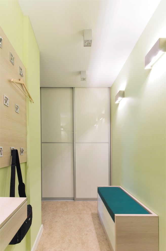 closed dressing room in the interior of the corridor closed dressing room in the interior of the corridor