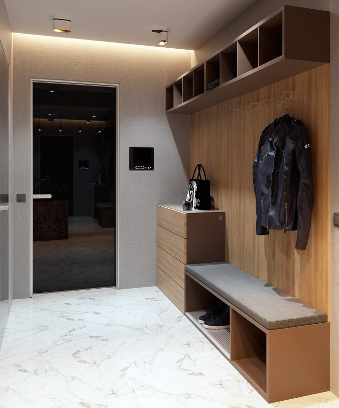 hallway design in a modern style