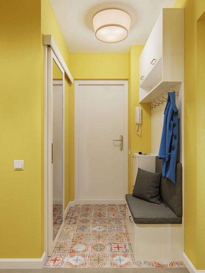 hallway design in a modern style