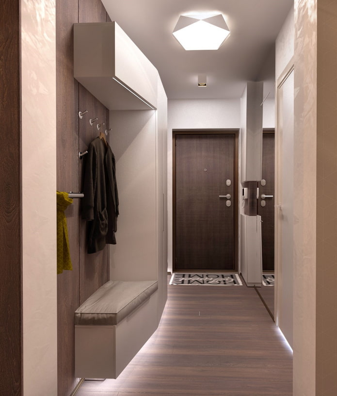 hallway design in a modern style
