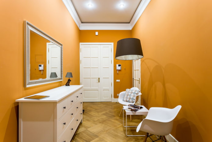 hallway design in bright colors hallway design in bright colors