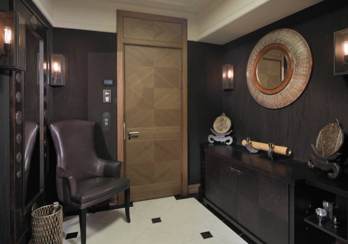 hallway design in dark colors hallway design in dark colors