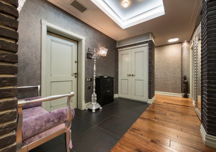 color scheme of the hallway in the loft style color scheme of the hallway in the loft style