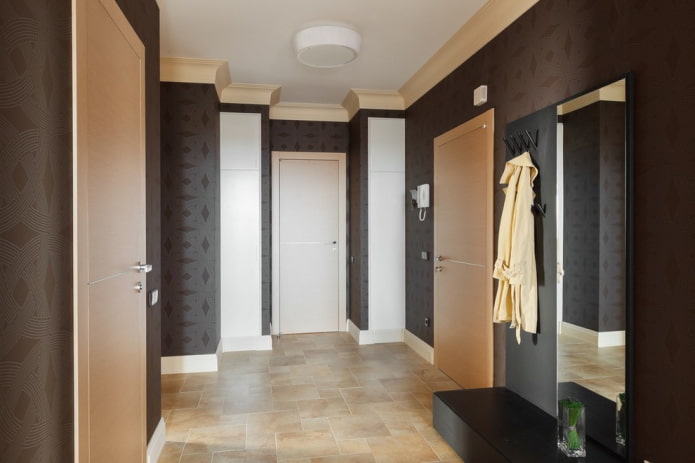 combination of colors in the interior of the corridor combination of colors in the interior of the corridor