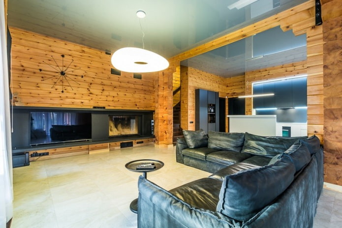 living room lighting in the interior of the house