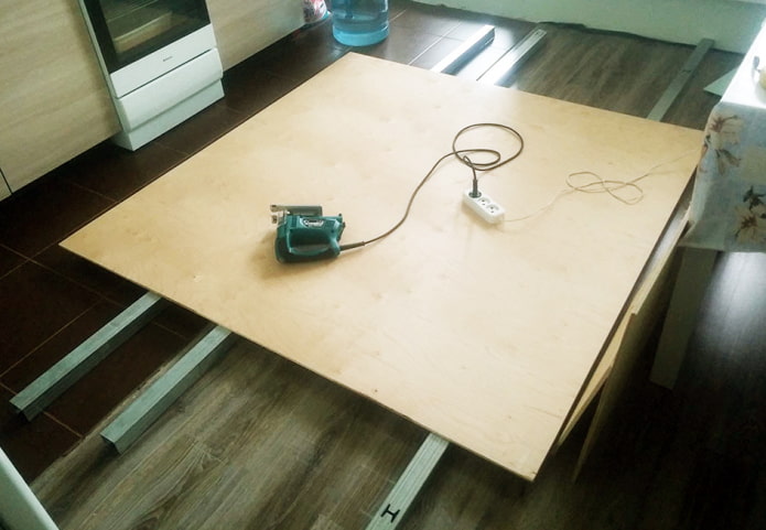 We cut plywood We cut plywood