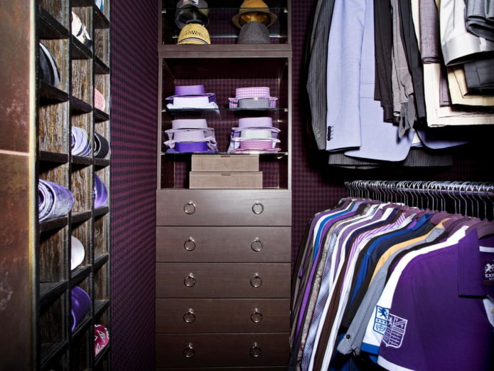 Dressing room for men Dressing room for men