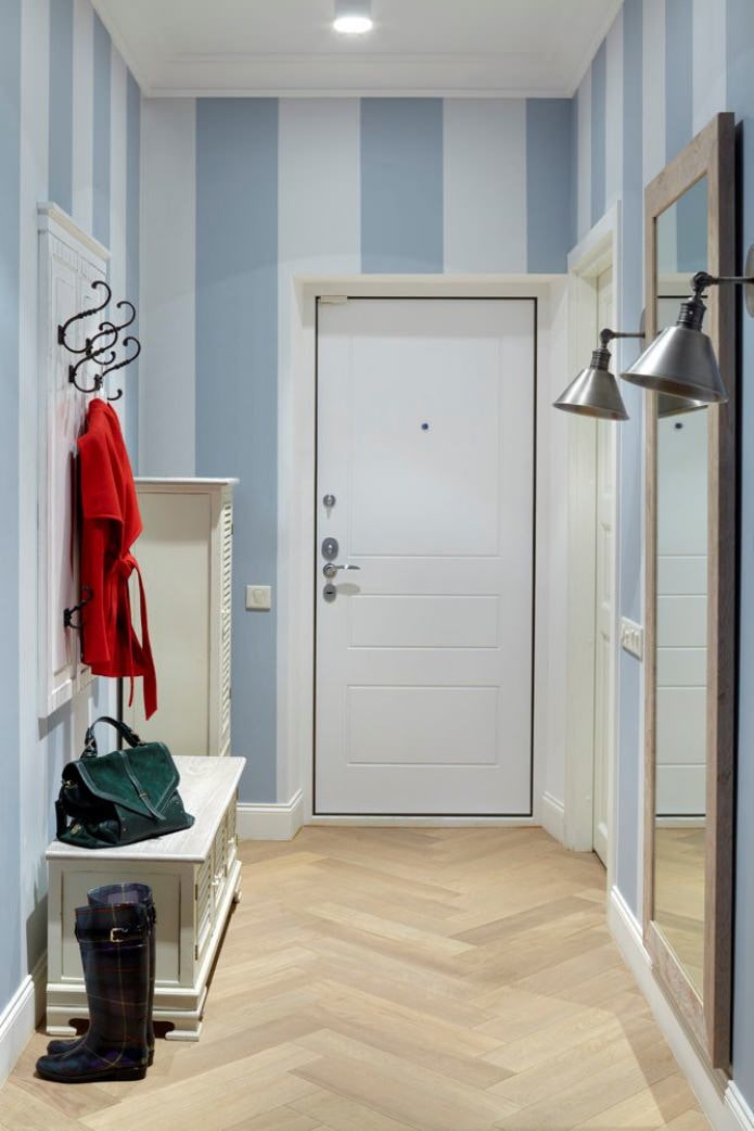 design of a small scandinavian hallway